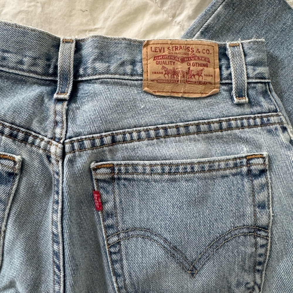Vintage 550s Made in Mexico Levi's Light Blue Mom Jeans